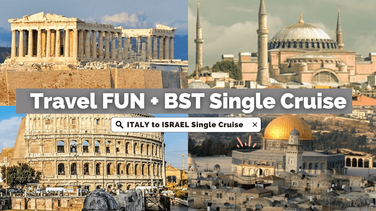 cruise to italy and israel